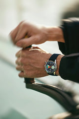 Tag Heuer Carrera Skipper Automatic Chronograph Blue Dial Blue Nylon Strap Watch for Men - CBS2213.FN6002 Buy Now By Tag Heuer