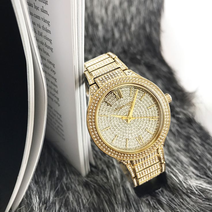 Michael Kors Kerry Crystals Gold Dial Gold Steel Strap Watch For Women - MK3360 Buy Now By Michael Kors