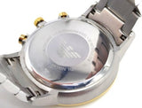 Emporio Armani Renato Chronograph Silver Dial Two Tone Steel Strap Watch For Men - AR11076
