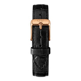 Daniel Wellington Petite Reading White Dial Black Leather Strap Watch For Women - DW00100173 Buy Now By Daniel Wellington