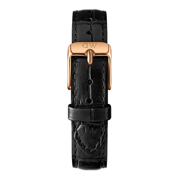 Daniel Wellington Petite Reading White Dial Black Leather Strap Watch For Women - DW00100173 Buy Now By Daniel Wellington