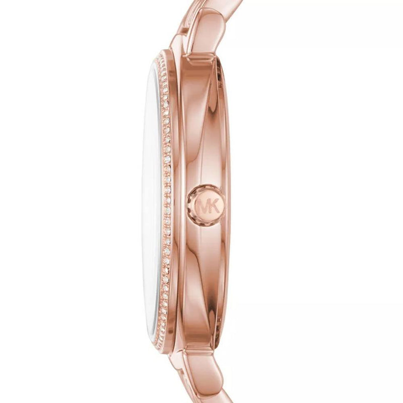 Michael Kors Cinthia Mother of Pearl Rose Gold Dial Rose Gold Steel Strap Watch for Women - MK3643 Buy Now By Michael Kors