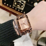 Guess Mod Heavy Metal Rose Gold Dial Rose Gold Steel Strap Watch For Women - W1117L3 Buy Now By Guess