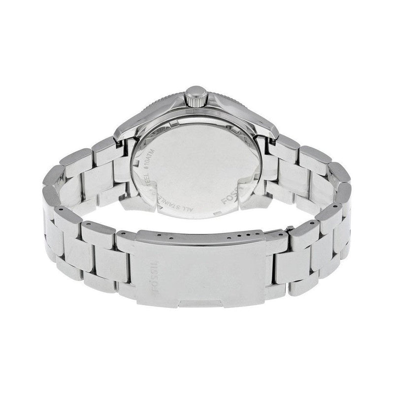 Fossil Cecile Chronograph Silver Dial Silver Steel Strap Watch for Women - AM4481 Buy Now By Fossil