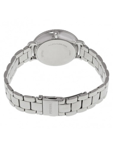 Fossil Jacqueline Multi-Function Mother of Pearl Dial Silver Steel Strap Watch for Women - ES3755 Buy Now By Fossil