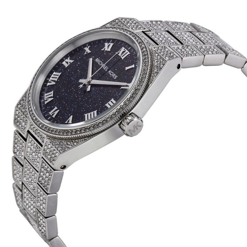 Michael Kors Channing Diamonds Black Dial Silver Steel Strap Watch for Women - MK6089 Buy Now By Michael Kors