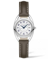 Longines Equestrian Mother of Pearl Dial Brown Leather Strap Watch for Women - L6.136.0.87.2 Buy Now By Longines