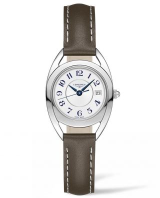 Longines Equestrian Mother of Pearl Dial Brown Leather Strap Watch for Women - L6.136.0.87.2 Buy Now By Longines