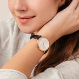 Fossil Jacqueline White Dial Blue Leather Strap Watch for Women - ES3843 Buy Now By Fossil
