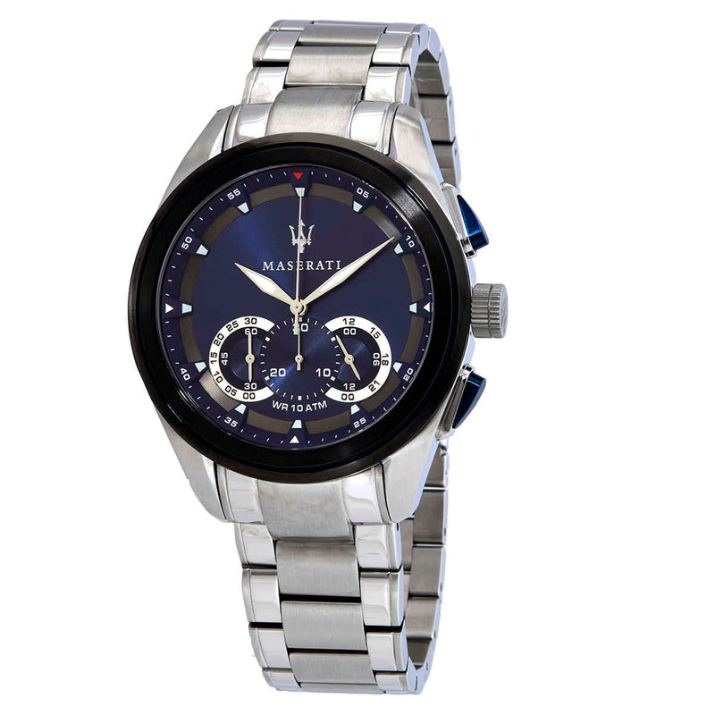 Maserati Traguardo Chronograph 45mm Blue Dial Stainless Steel Watch For Men - R8873612014 Buy Now By Maserati