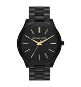 Michael Kors Mini Slim Runway Black Dial Black Steel Strap Watch for Women - MK3587 Buy Now By Michael Kors