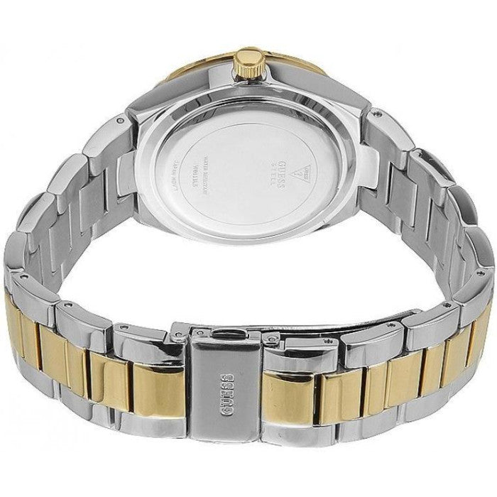 Guess Viva Diamonds Silver Dial Two Tone Steel Strap Watch for Women - W0111L5 Buy Now By Guess