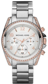 Michael Kors Blair Chronograph Silver Dial Silver Steel Strap Watch for Women - MK5459 Buy Now By Michael Kors