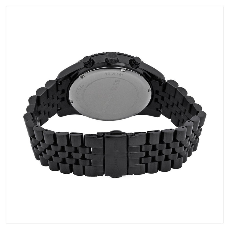 Michael Kors Lexington Chronograph Black Dial Black Steel Strap Watch for Men - MK8320 Buy Now By Michael Kors