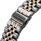 Michael Kors Lexington Chronograph Black Dial Two Tone Steel Strap Watch for Men - MK8561 Buy Now By Michael Kors