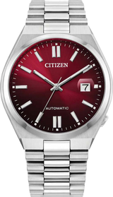 Citizen Tsuyosa Automatic Red Dial Silver Steel Strap Watch For Men - NJ0150-56W Buy Now By Citizen