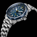 Citizen Promaster Nighthawk Eco Drive Navy Blue Dial Silver Steel Strap Watch For Men - BJ7006-56L Buy Now By Citizen
