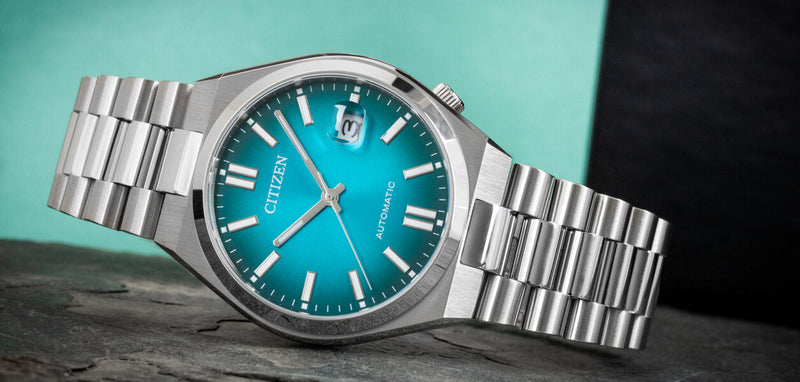 Citizen Tsuyosa Automatic Blue Dial Silver Steel Strap Watch For Men - NJ0151-88X