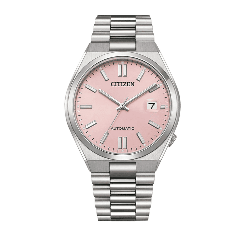 Citizen x Pantone Automatic Dreamy Pink Dial Silver Steel Strap Watch For Men - NJ0158-89X Buy Now By Citizen