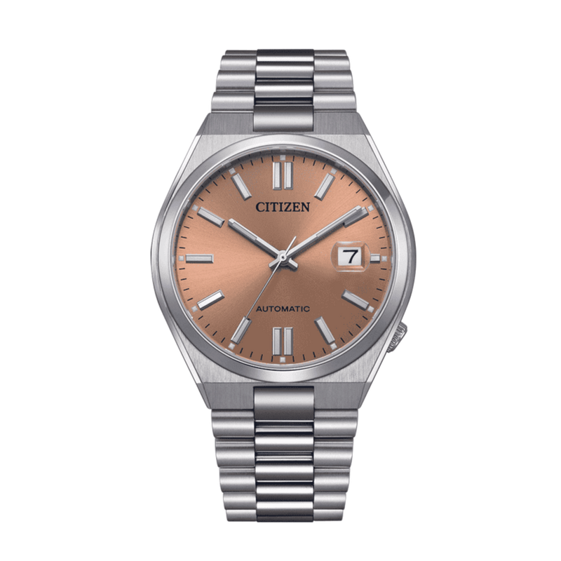 Citizen x Pantone Automatic Warm Sand Dial Silver Steel Strap Watch For Men - NJ0158-89Y Buy Now By Citizen