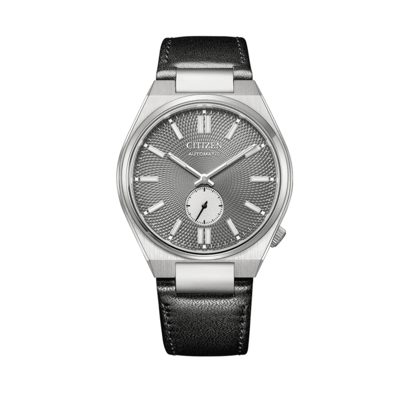 Citizen Tsuyosa Automatic Grey Dial Black Leather Strap Watch for Men - NK5010-01H Buy Now By Citizen