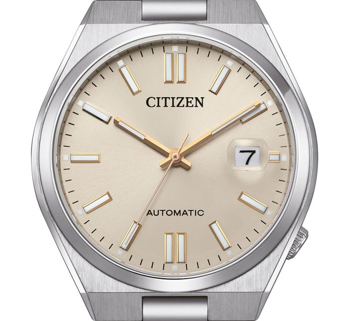 Citizen Tsuyosa Automatic Oatmeal White Dial Silver Steel Strap Watch For Men - NJ0151-88W Buy Now By Citizen