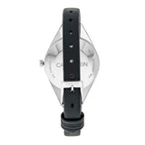 Calvin Klein Rebel Black Grey Dial Black Leather Strap Watch for Women - K8P231C1 Buy Now By Calvin Klein