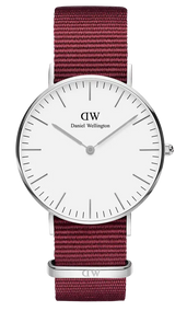 Daniel Wellington Classic Roselyn White Dial Red NATO Strap Watch For Women - DW00100272 Buy Now By Daniel Wellington