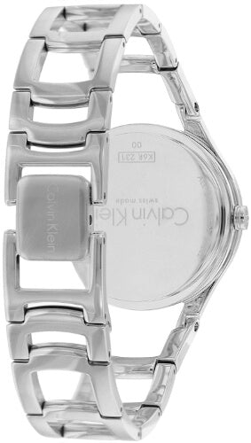 Calvin Klein Dainty Silver Dial Silver Steel Strap Watch for Women - K7L23146 Buy Now By Calvin Klein