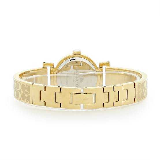 Coach Dress Crystals Gold Dial Gold Steel Strap Watch For Women - 14502202 Buy Now By Coach