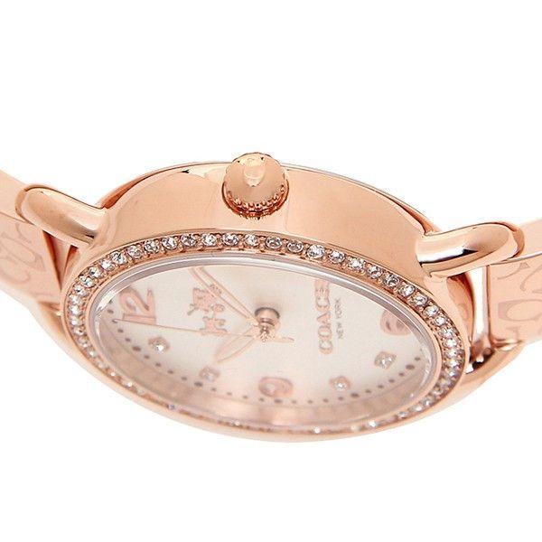 Coach Delancey White Dial Rose Gold Steel Strap Watch for Women - 14502355 Buy Now By Coach