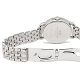 Coach Delancey White Dial Silver Steel Strap Watch for Women - 14502240