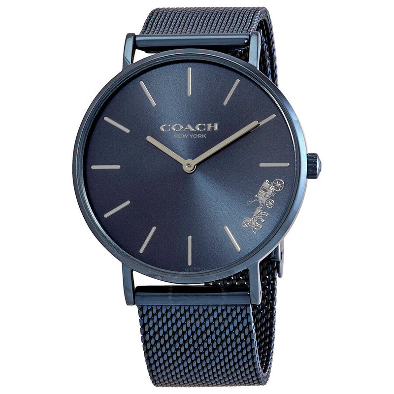 Coach Perry Blue Dial Blue Mesh Bracelet Watch for Women - 14503485 Buy Now By Coach