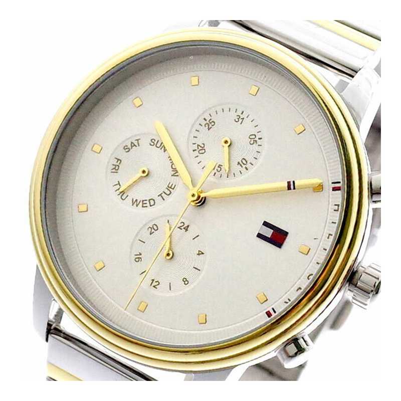 Tommy Hilfiger Blake Silver Dial Two Tone Steel Strap Watch for Women - 1781908 Buy Now By Tommy Hilfiger