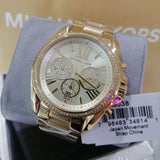 Michael Kors Bradshaw Quartz Gold Dial Gold Steel Strap Watch For Women - MK6538 Buy Now By Michael Kors