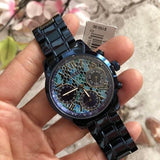 Guess Sunrise Multifunction Blue Dial Blue Steel Strap Watch for Women - W0448L10 Buy Now By Guess