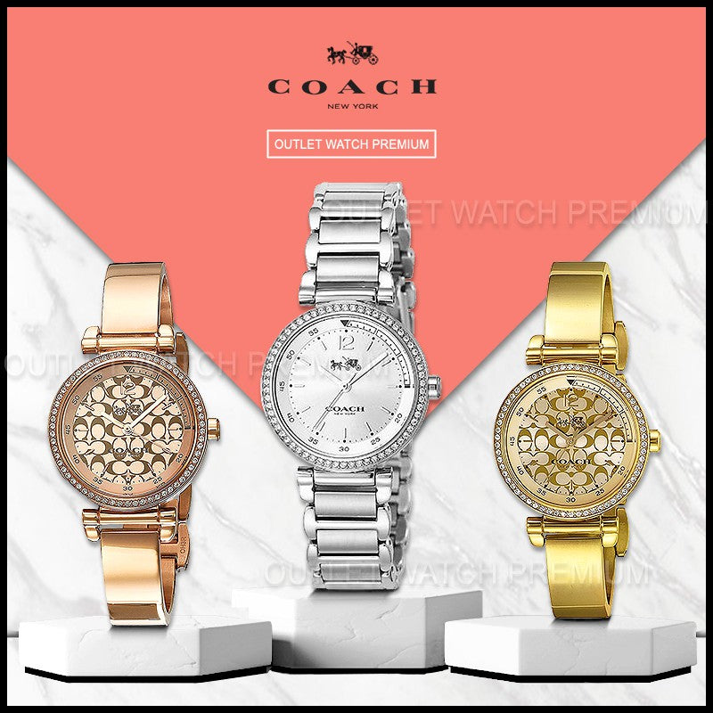 Coach Sports Crystals Silver Dial Silver Steel Strap Watch for Women - 14502194 Buy Now By Coach