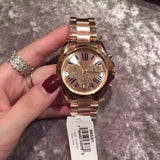 Michael Kors Bradshaw Chronograph Rose Gold Dial Rose Gold Steel Strap Watch For Women - MK6321 Buy Now By Michael Kors