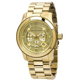 Michael Kors Runway Gold Dial Gold Steel Strap Watch for Men - MK8077 Buy Now By Michael Kors