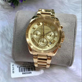 Michael Kors Brecken Chronograph Gold Dial Gold Steel Strap Watch For Women - MK6366 Buy Now By Michael Kors