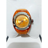 Shop Gucci Sync XXL Quartz Orange Dial Orange Rubber Strap Unisex Watch - YA137108 in USA