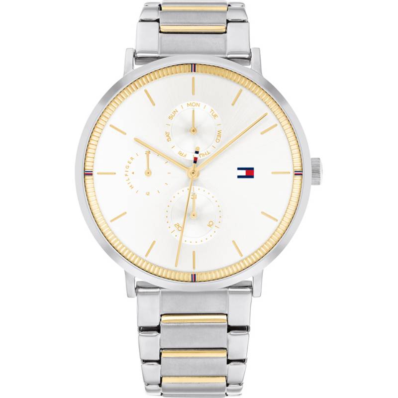 Tommy Hilfiger Blake Silver Dial Two Tone Steel Strap Watch for Women - 1781908 Buy Now By Tommy Hilfiger