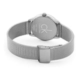 Calvin Klein Minimal Grey Dial Silver Mesh Bracelet Watch for Women - K3M53154 Buy Now By Calvin Klein