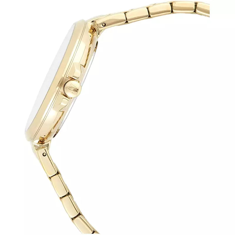 Shop Tommy Hilfiger Angela White Dial Gold Steel Strap Watch for Women - 1782128 in USA