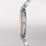 Michael Kors Darci Orange Dial Silver Stainless Steel Strap Watch for Women - MK3218 Buy Now By Michael Kors