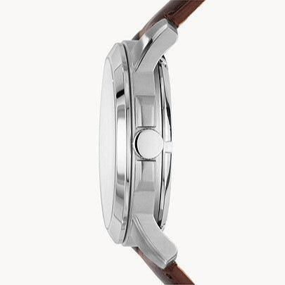 Fossil Grant Automatic White Dial Brown Leather Strap Watch for Men - ME3027 Buy Now By Fossil
