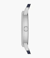 Emporio Armani Kappa Quartz Blue Dial Blue Leather Strap Watch For Women - AR11012 Buy Now By Emporio Armani