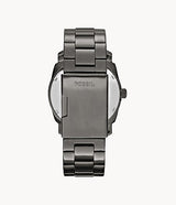 Fossil Machine Chronograph Black Dial Grey Steel Strap Watch for Men - FS4774 Buy Now By Fossil