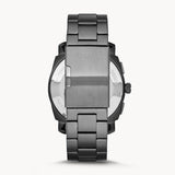 Fossil Machine Chronograph Brown Dial Grey Steel Strap Watch for Men - FS4931 Buy Now By Fossil