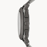 Fossil Machine Chronograph Black Dial Grey Steel Strap Watch for Men - FS4662 Buy Now By Fossil